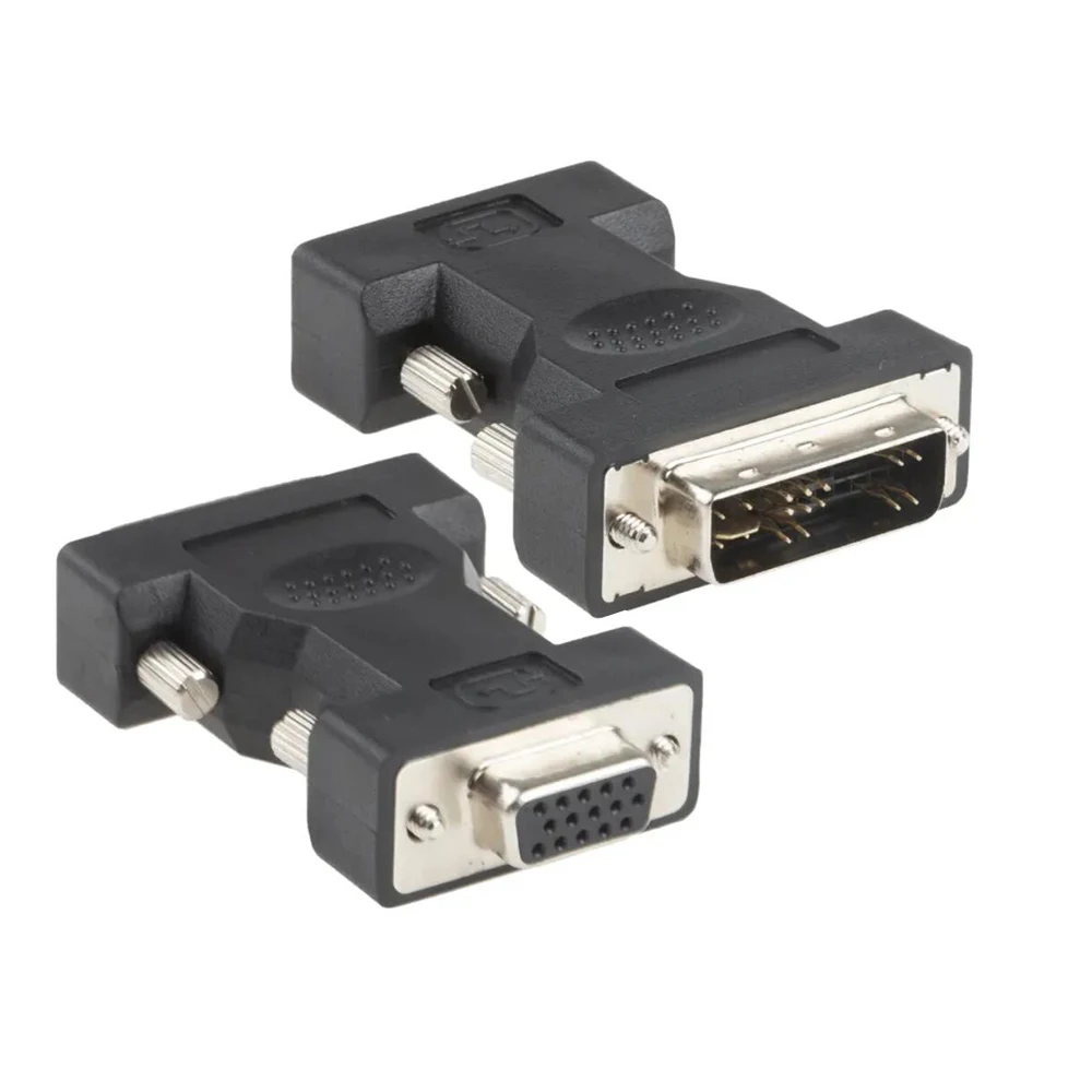 DVI-A to VGA адаптер конвертер DVI-I или мужчина к HD15(VGA) переходник с внутренней резьбой