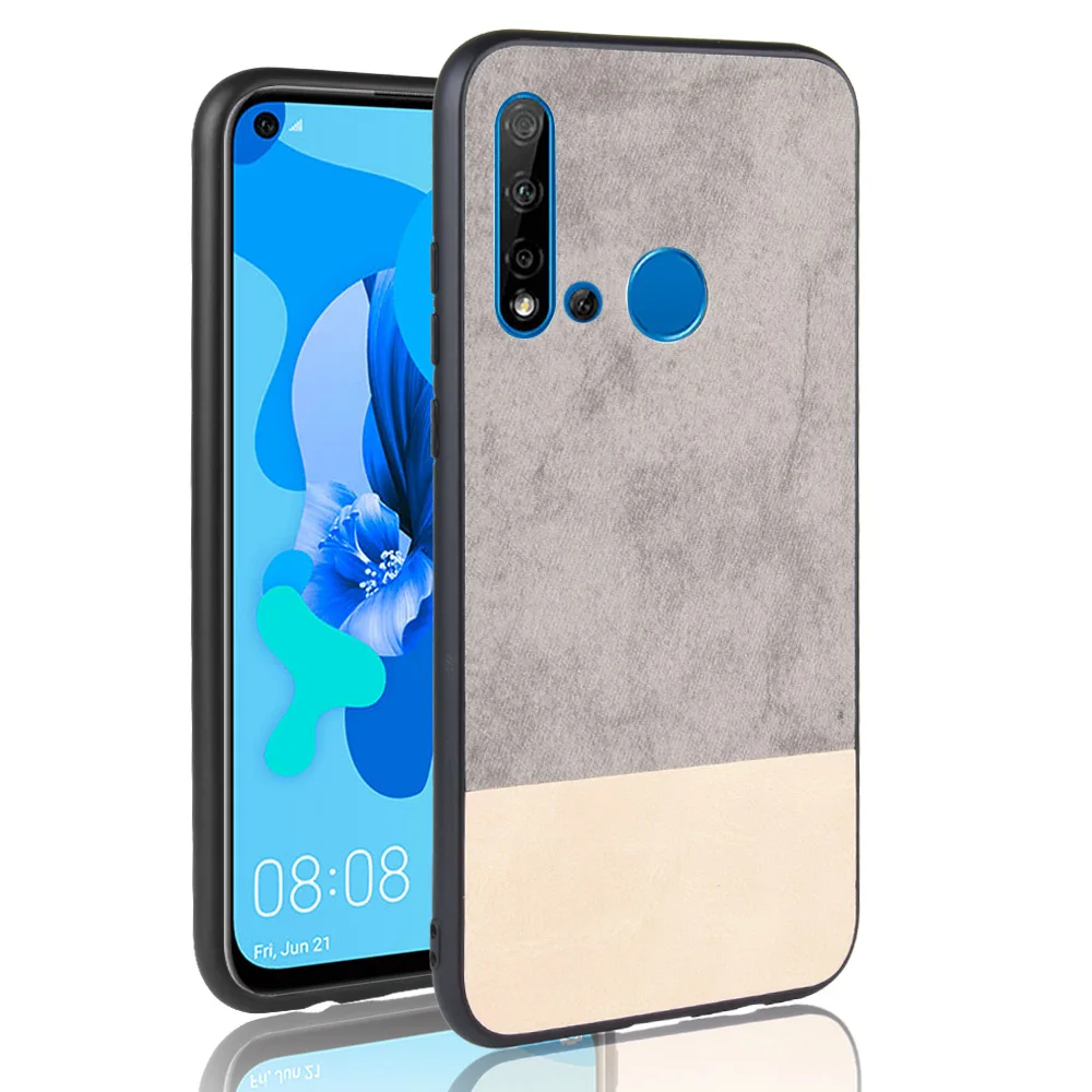 10 шт./лот TPU+ PU+ PC винтажный джинсовый PU кожаный чехол для телефона huawei P30 P20 P9 P8 Lite Pro Maimang 8 P Smart