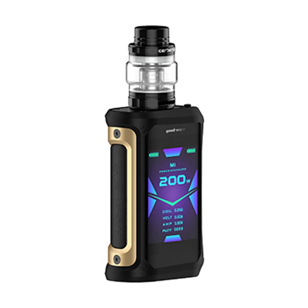 Новый набор Geekvape Aegis X TC с 5 мл/2 мл резервуаром Cerberus и 2 4 дюймовым oled экраном