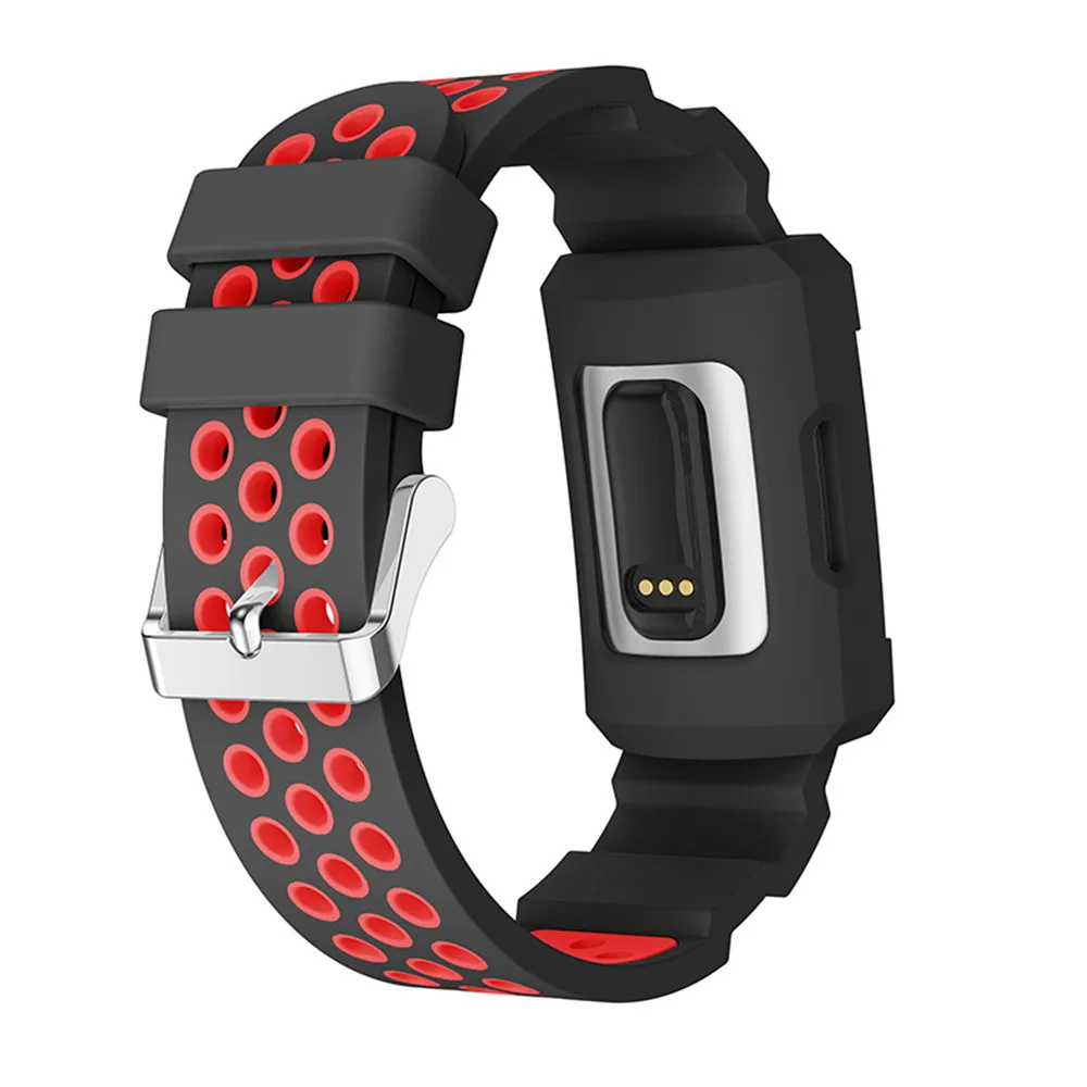 Спортивный силиконовый ремешок для Fitbit Charge 3, ремешок для Fitbit Smart Watch, браслет, резиновые сменные браслеты, чехол