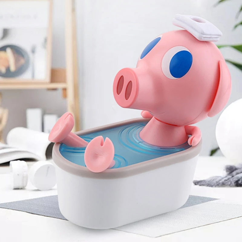 

Mini USB Cute Bathing Pig Air Humidifier Silent Ultrasonic Diffuser Mist Maker for Home Office Car