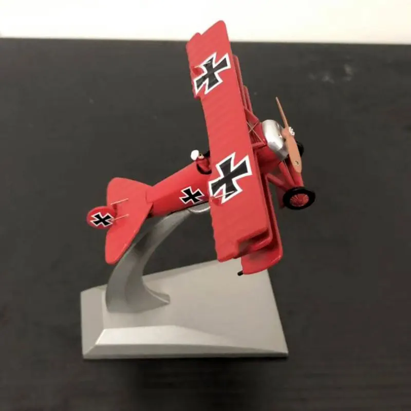 WLTK 1/72 масштаб военная модель игрушки Fokker Dr-I красный Рыцарь истребитель литой металлический самолет модель игрушки для сбора, подарка, украшения