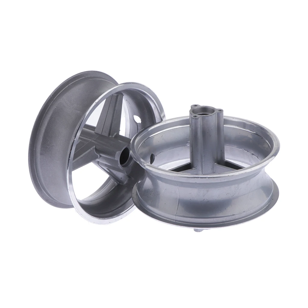 MagiDeal Pair Rear&Front Wheel Spokes Hub Rim for 49CC 2-stroke Sports Car
