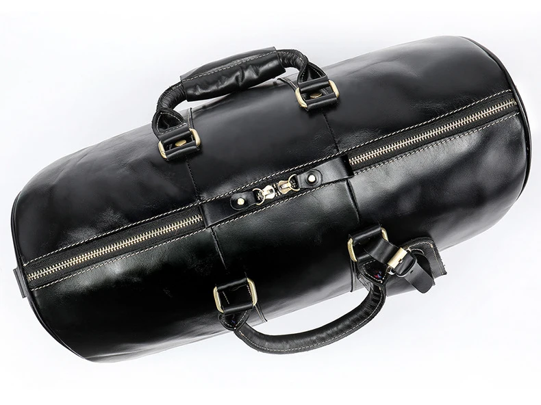 MAHEU Черная мужская кожаная дорожная сумка из натуральной коровьей кожи Weekender сумка для путешествий в течение 3 дней для деловых поездок