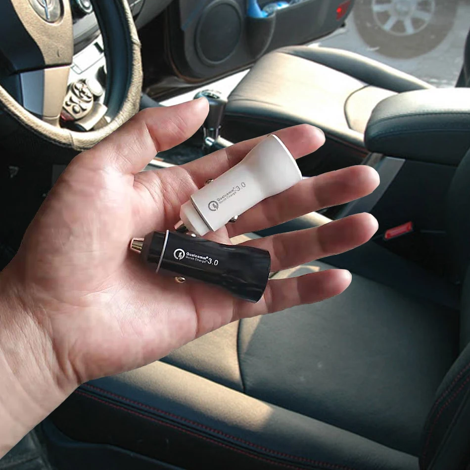 Зарядное устройство с несколькими портами USB QC 3 0 автомобильное зарядное QC3.0 для