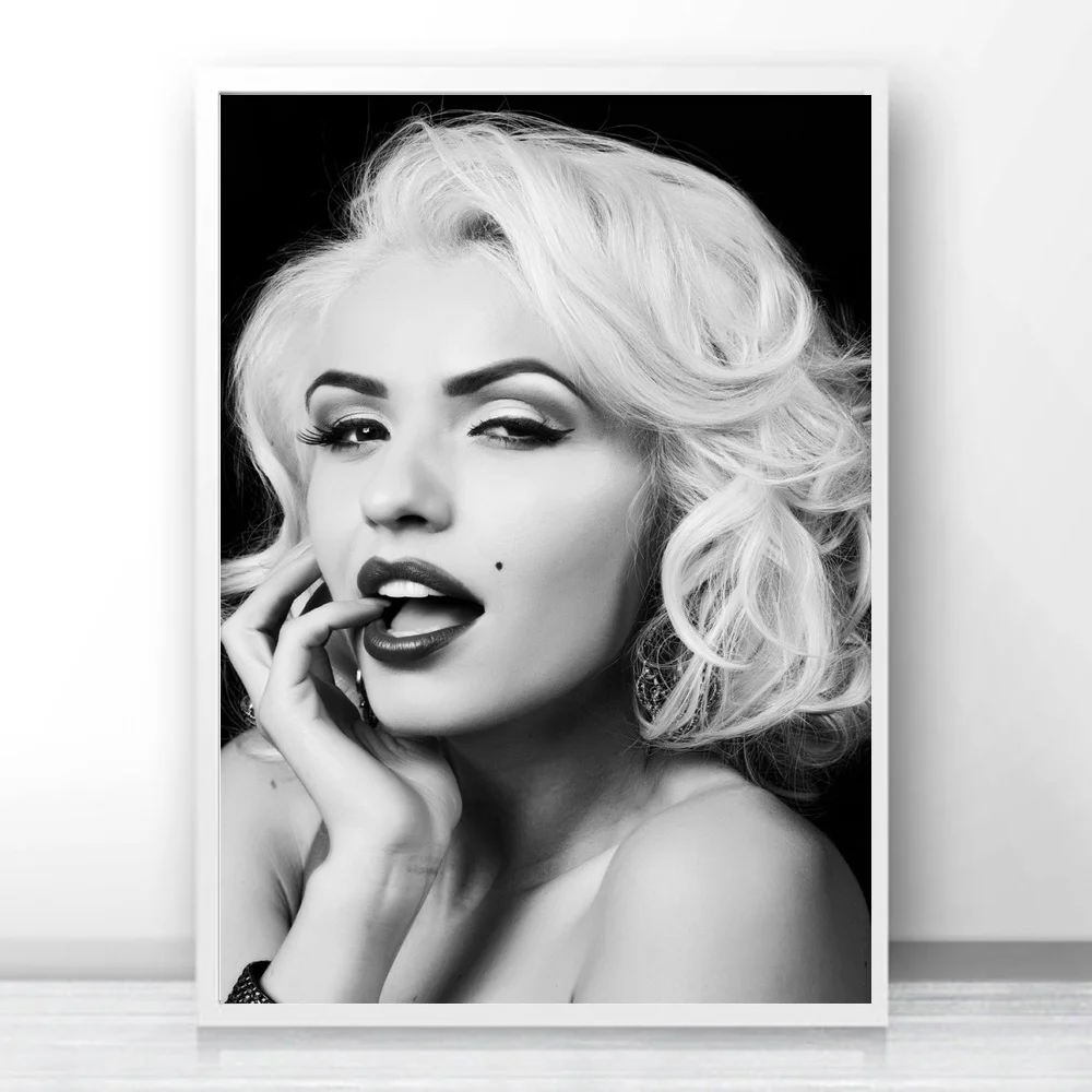 Marilyn Monroe Art Шелковый плакат домашний декор 14x24 дюймов