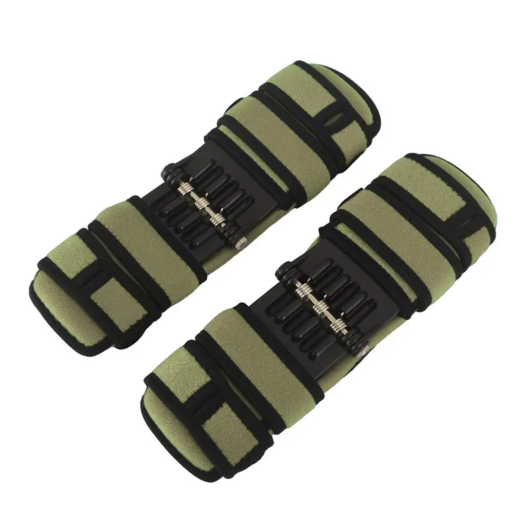 Elder Sport дышащий наколенник Booster облегчение боли сила пружины - Цвет: Green 1 Pair