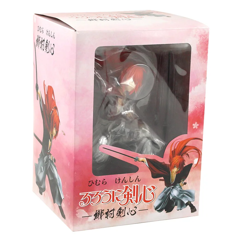 19 см Самурай X Rurouni Kenshin Himura Kenshin ПВХ фигурка игрушка Коллекционная модель игрушки подарки на день рождения