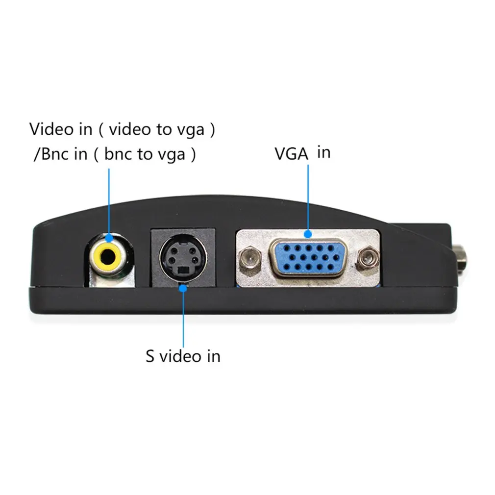 Av-vga сплиттер тв Pcav к Vga Hd видео конвертер-Top Box к компьютеру 3D графика обработки изображений техники