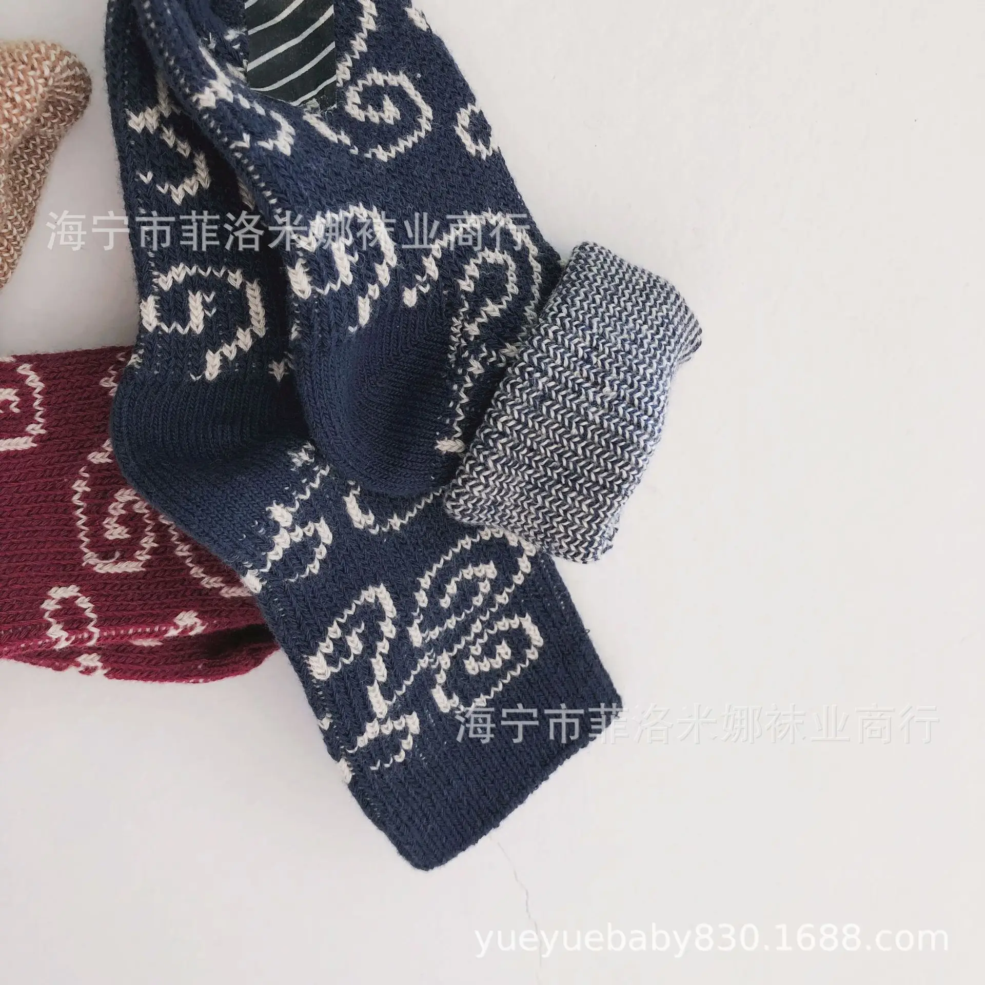 Осенне-зимние детские толстые шерстяные носки с тотемом; короткие носки для мужчин и женщин; детские носки унисекс