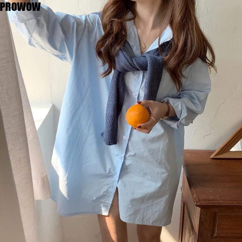 2020 Summer Women Casual Chic Shirt Dresses Sexy Office Lady Elegant Mini Dresses Lazy Style Solid Straight Feminine Loose Dress