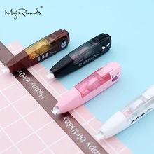 5 мм* 6 м мультфильм животных пресс-коррекция лента Kawaii школьный письменный корректор набор канцелярских принадлежностей канцелярсы