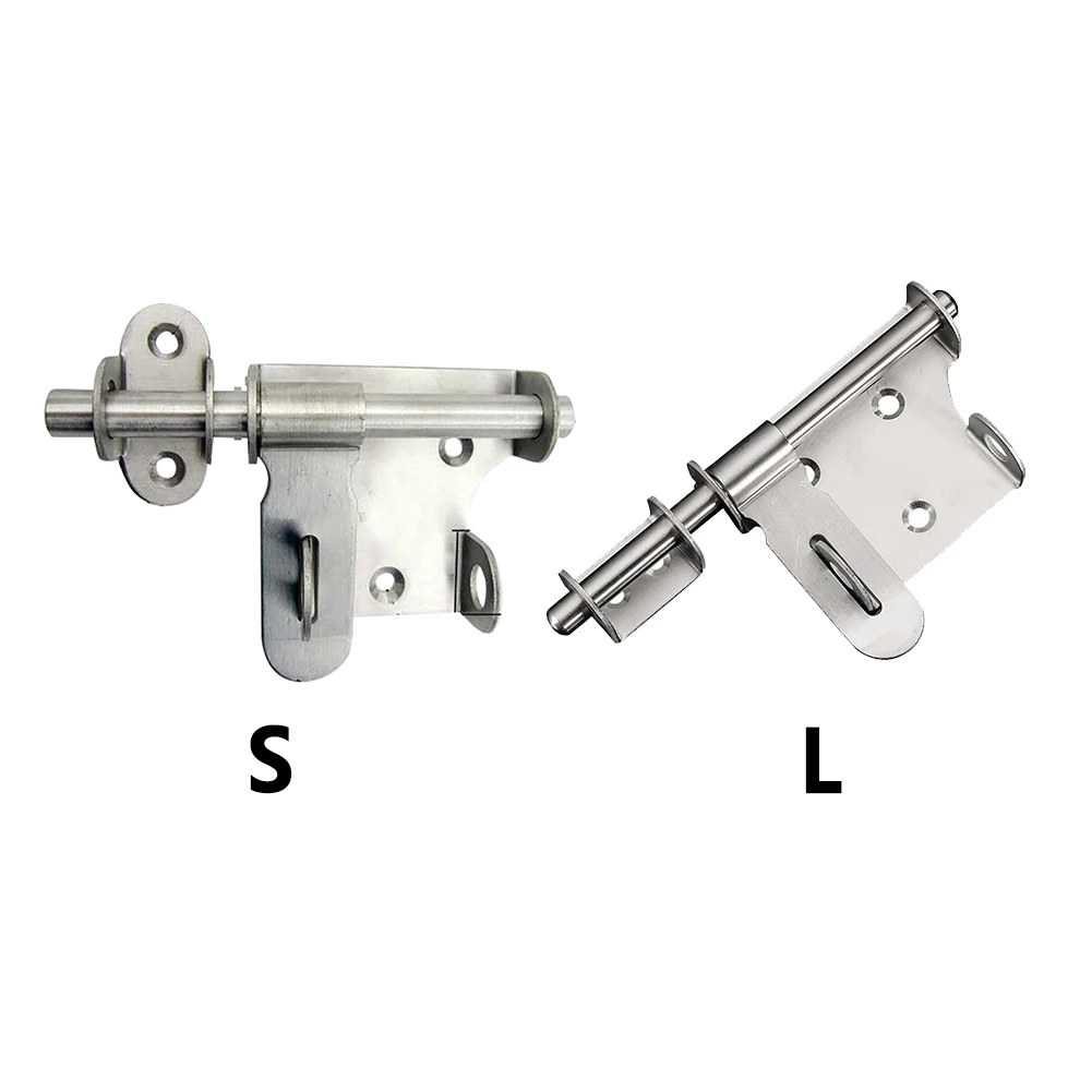 Замок для дома штапельного оборудования труба засов практичные ворота из нержавеющей стали безопасность Противоугонный скользящий болт дверная защелка прочный