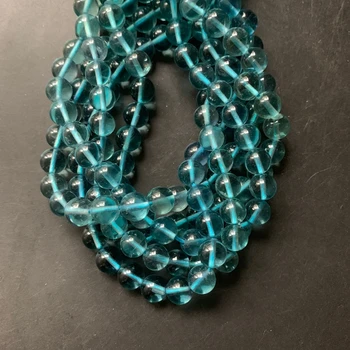 

Natural Blue Fluorite Crystal Stone Beads Strand spiritual healing meditation Stone Feng Shui Decoracion