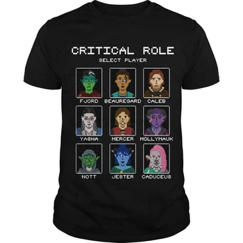 

Critical Role Select Player Man US Shirt Top Birthday Gift-S to 5XL