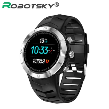 

DT08 Smart-Watch Men Round Touch Screen 20 Days Sports Smartwatch Waterproof Heart Rate Fitness Activity Tracker Passometer