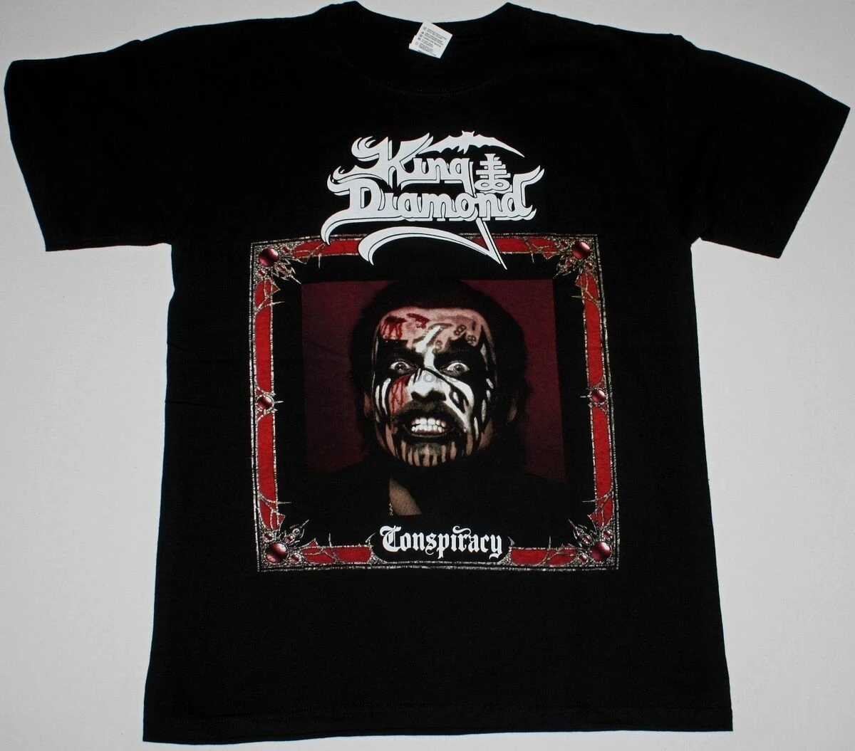 Король алмаз заговора черная футболка MERCYFUL FATE PORTRAIT HEAVY METAL | Мужская одежда