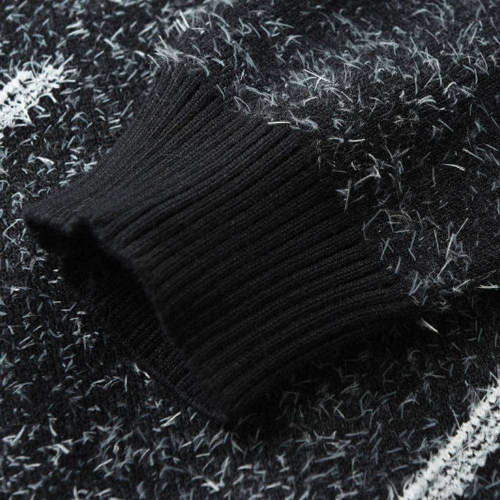 Свитер hombre Roupa masculina estilosaосень, мужской пуловер с длинным рукавом и круглым вырезом, вязаный свитер