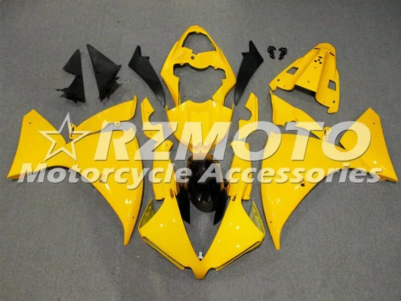 4 подарки ABS литья под давлением Обтекатели комплект подходит для YAMAHA YZF-R1 2013 12 13 14 R1 обтекатель набор на заказ все желтые яркие