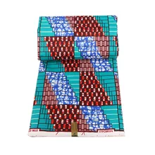 Модный дизайн Нигерия Анкара Африканский настоящий голландский воск цветной принт высокое качество африканская ткань