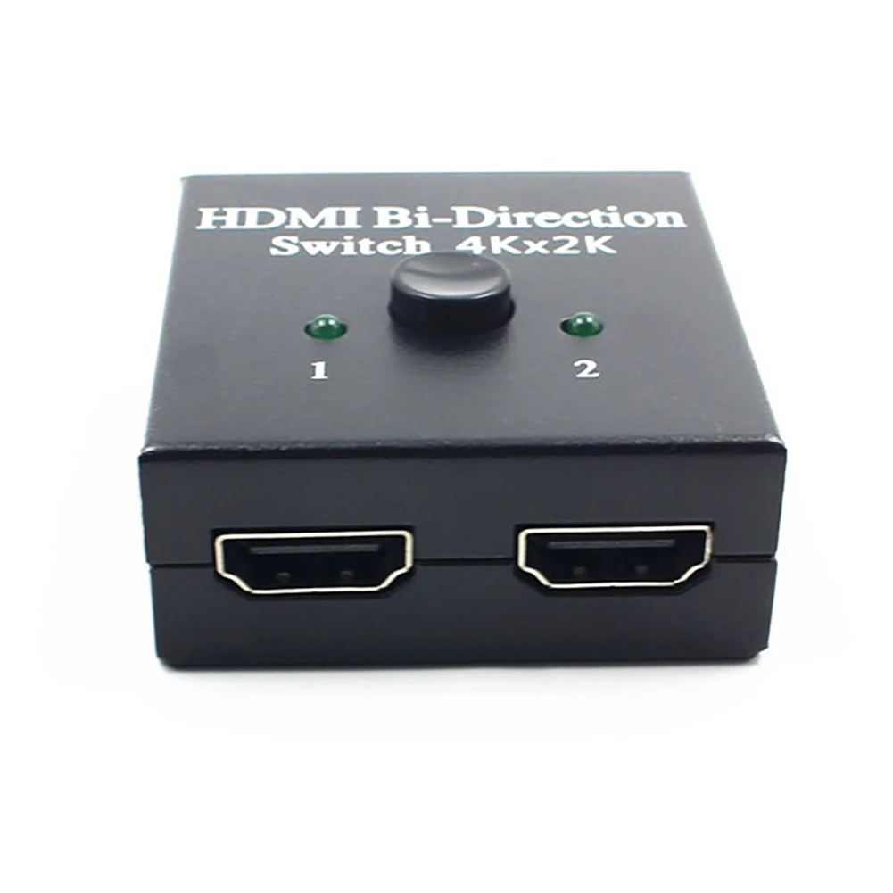 HDMI 2,0 двунаправленный переключатель HDMI сплиттер 3D UHD 4K HDMI адаптер 2 в 1 с 4K HDMI конвертер TV Box HDMI Переключатель концентратор(1 шт.) 2 HDCP
