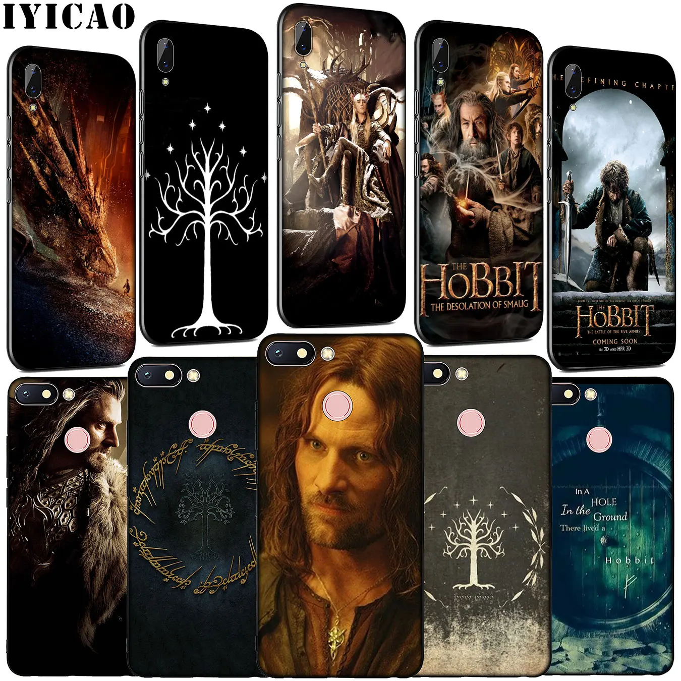 

the hobbit & lord of the rings Soft Silicone Phone Case for Xiaomi Redmi K20 S2 GO 6A 5A 5 Plus 4A 4X Note 8 7 6 Pro Cover