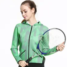 Aidenkid/осенне-зимняя новая женская спортивная куртка на молнии с капюшоном дышащая впитывающая пот куртка для бега с длинным рукавом