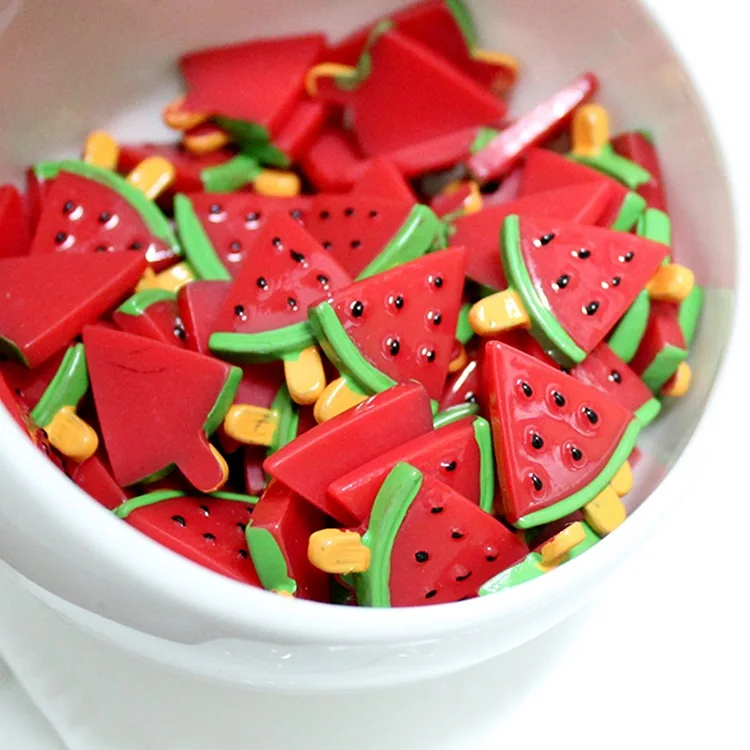 

2020 Addition Slime Supplies Accessories DIY Watermelon Ice Decoration for Charm Slime Filler Slime Kids Toys Decoration Gift E