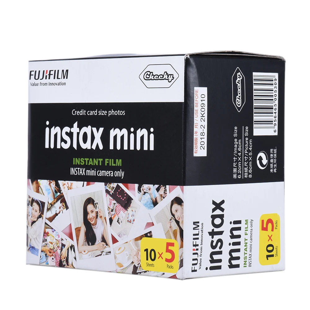 Fujifilm Instax Mini квадратная пленка Instax mini 9 8 10-200 лист для камеры Polaroid Фотоальбом для Fujifilm Instax Mini 7s
