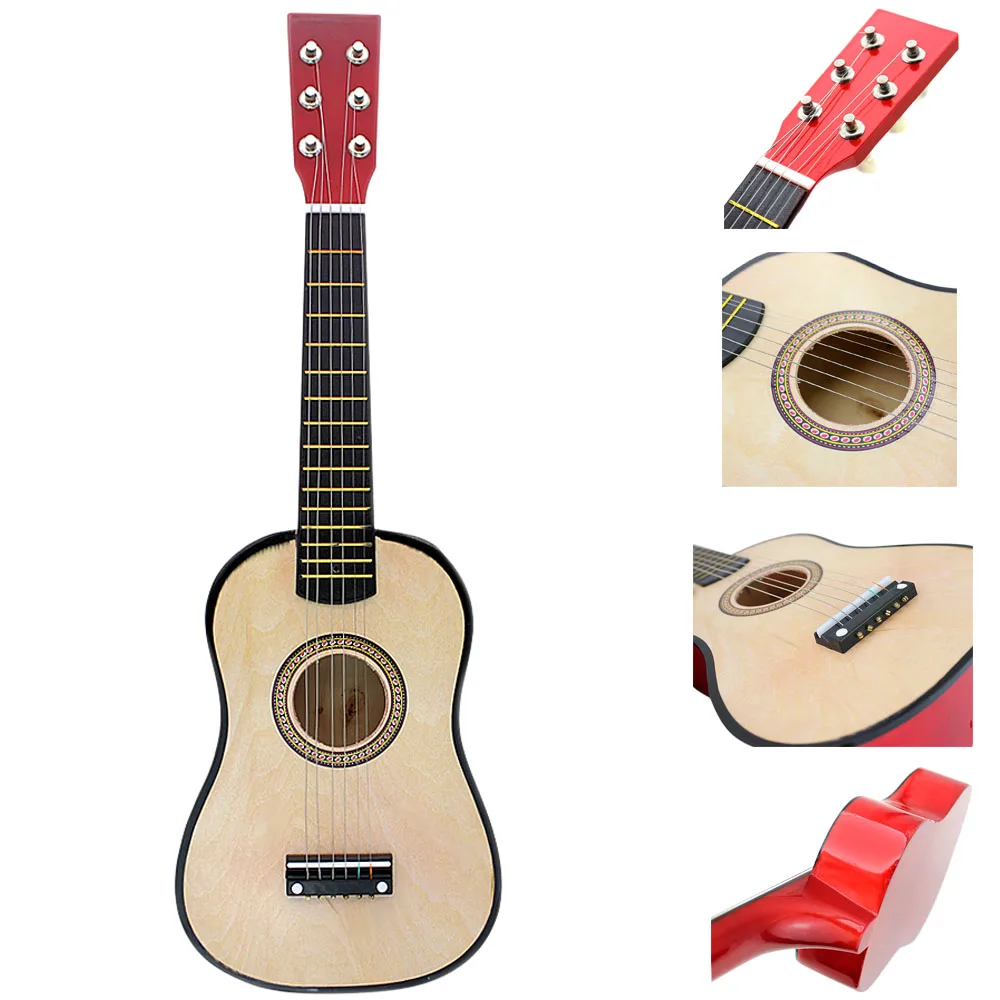 Мини-гитара укулеле 23 дюймов Ukelele концертный цветной палисандр Акустическая гитара Гавайи полный комплект укулеле гитара для начинающих детей