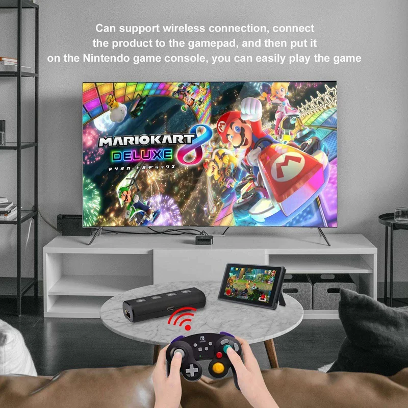 Беспроводной адаптер для переключателя NGC/WII/NES/SNES Классическая дверная ручка