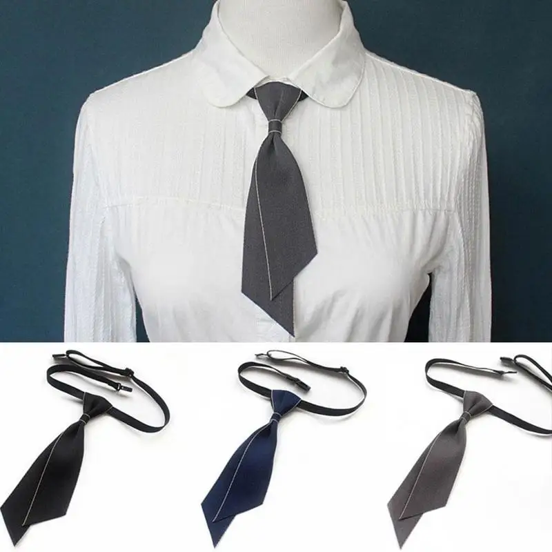 Мужская и женская общая официальная одежда лук тонкий шейный галстук белая рубашка воротник