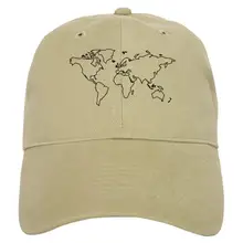Бейсболка с картой мира