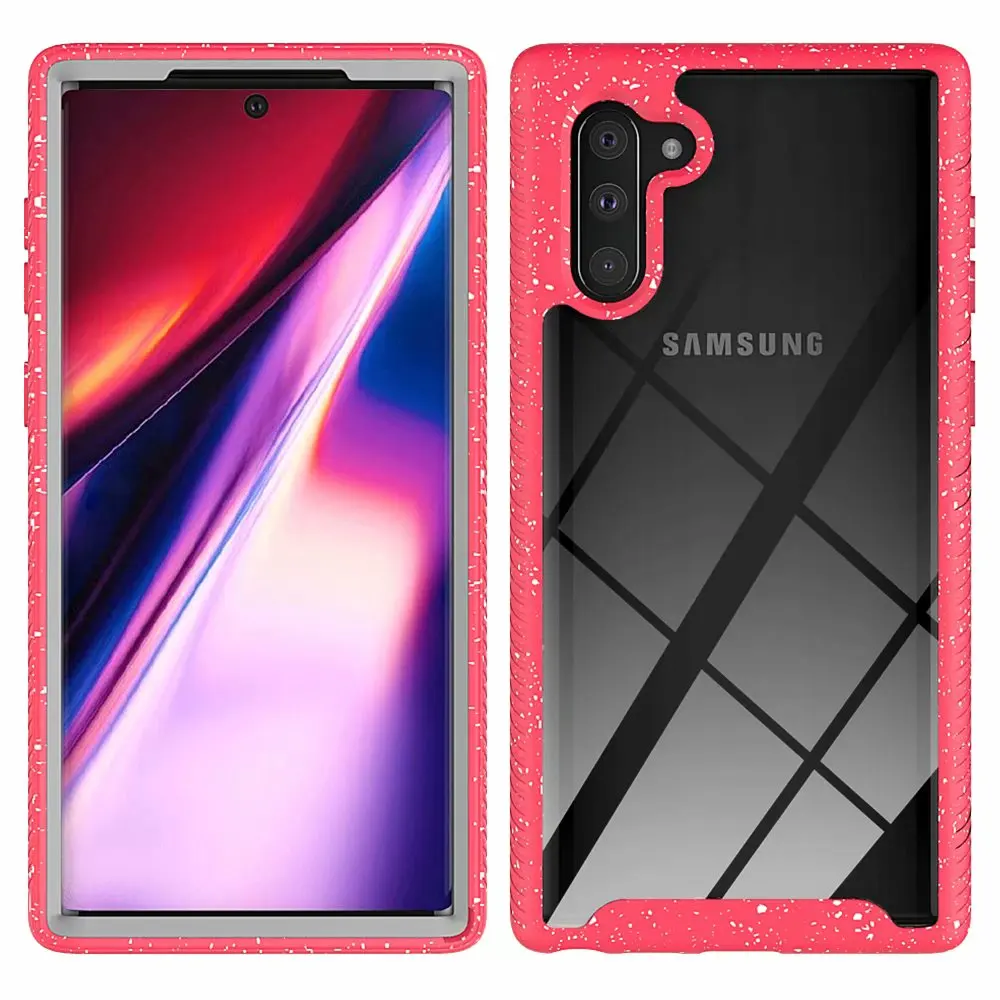 

For Samsung Galaxy Note 10 Case Soft TPU edge+Hard PC Matte Transparent protective Cover Case for samsung note 10 plus 10pro
