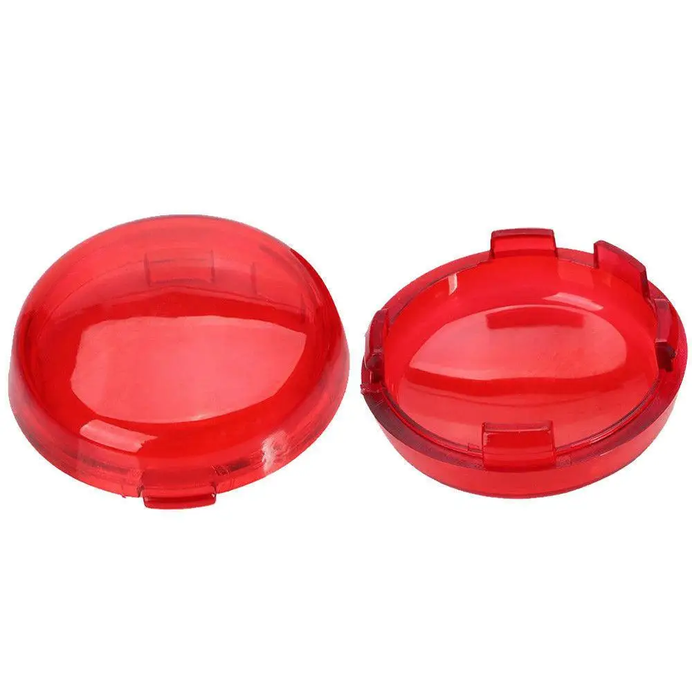 2Pcs Motorcycle Turn Signals Light Lens Cover For Touring Road King Sportster 883 1200 Iron XL Softail Heritage