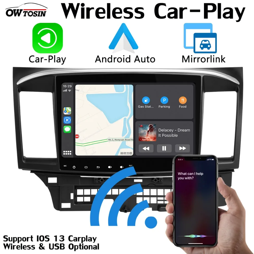 10," PX6 4G+ 64G Android 9,0 автомобильный мультимедийный плеер радио gps навигация для Mitsubishi lancer 2008- DSP CarPlay головное устройство