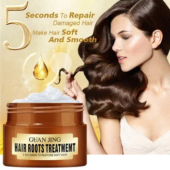 

60ml Natural Botanical Hair Treatment Deep Nourishing Hair Mask Advanced Molecular Hair Repair Mask For Dry & Damaged Hair