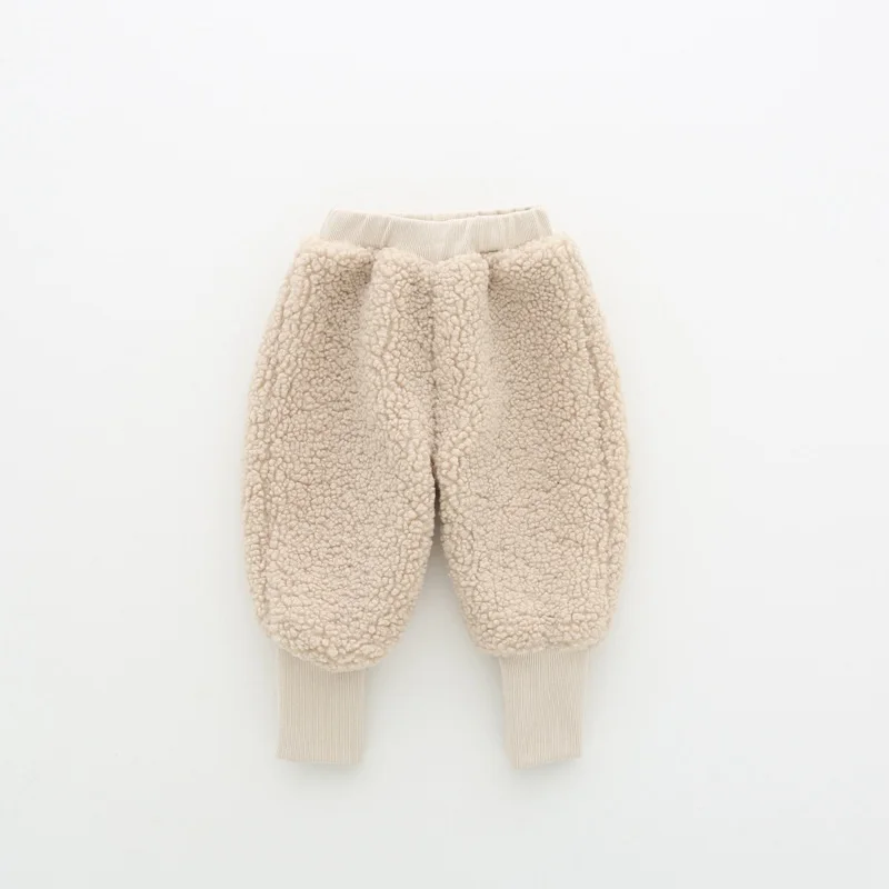 COOTELILI Winter Fleece Baby Girls Pants Trousers Baby Boys Pants warm Leggings Trousers For Girl Kids Girls Velvet Pants  (10)