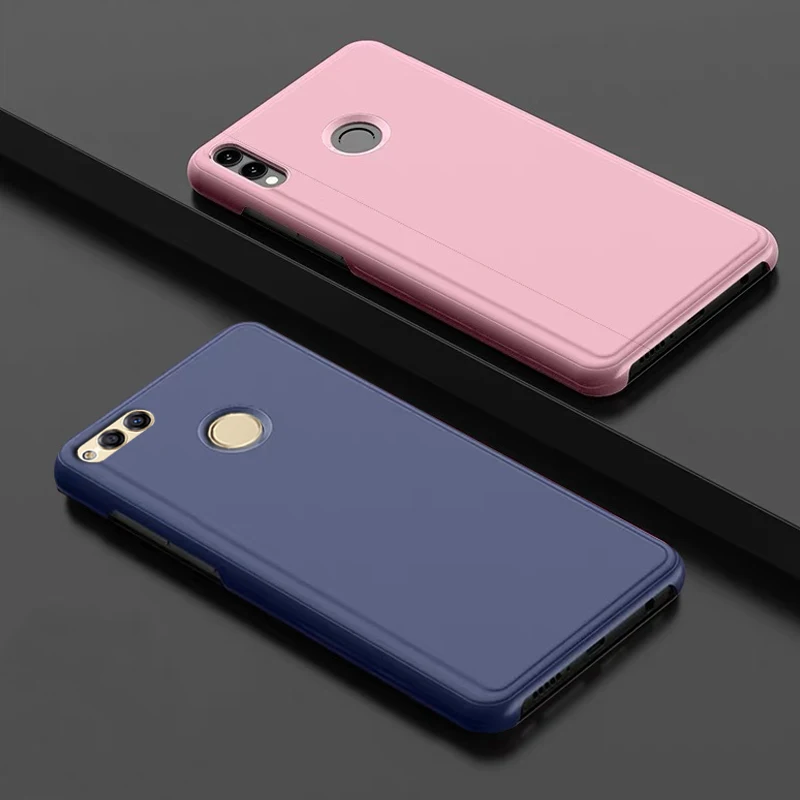 Чехол с откидной крышкой для смартфона зеркальный Samsung galaxy S6 Edge Plus S 6 S6edge Кожаные