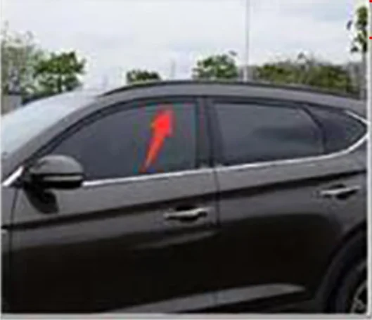 Козырек для окон из нержавеющей стали/Защита от дождя подходит для hyundai Tucson- аксессуары для украшения