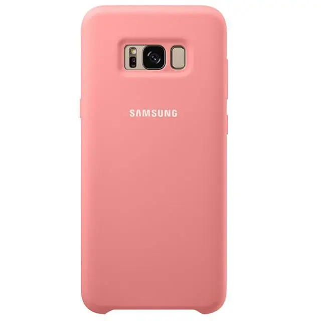 Силиконовый чехол для samsung S8, мягкая задняя крышка для samsung Galaxy S8, S9, S10, 5G Plus, S10e, Note 10 Pro, 8, 9, защитный чехол - Цвет: Розовый