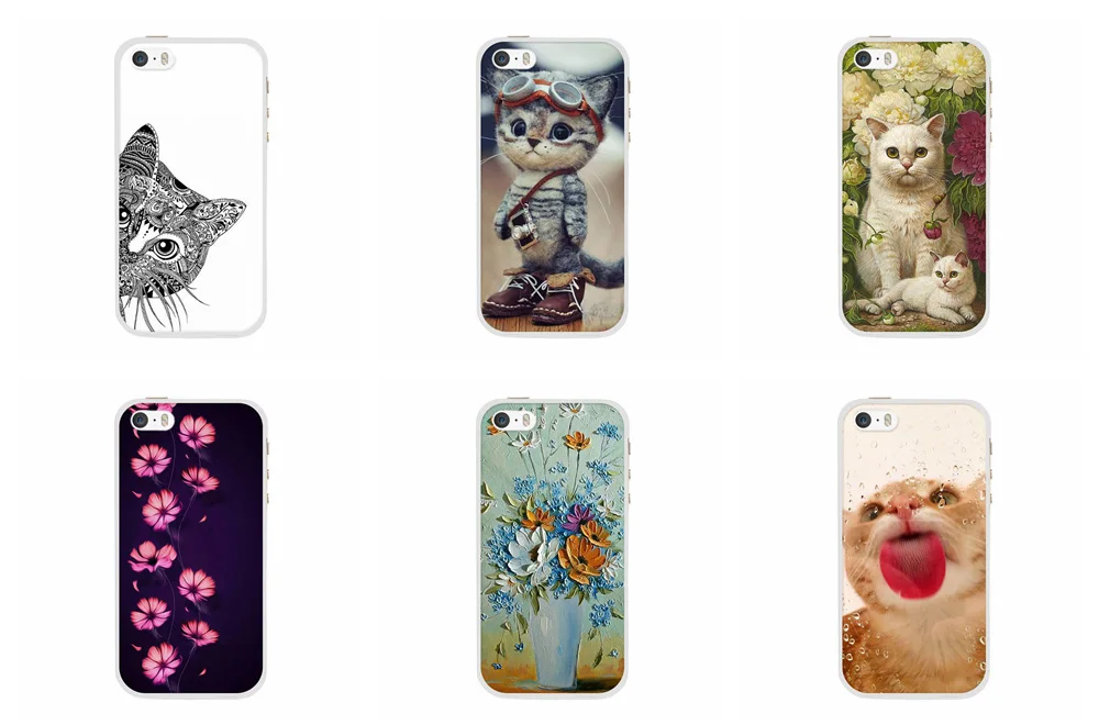 iphone se phone case Case For iPhone 5 5s SE Case Cover Silicone TPU Cartoon Pattern Coque for iPhone 6 6s Case Cover Coque for iPhone 6s 5 s Fundas iphone se clear case