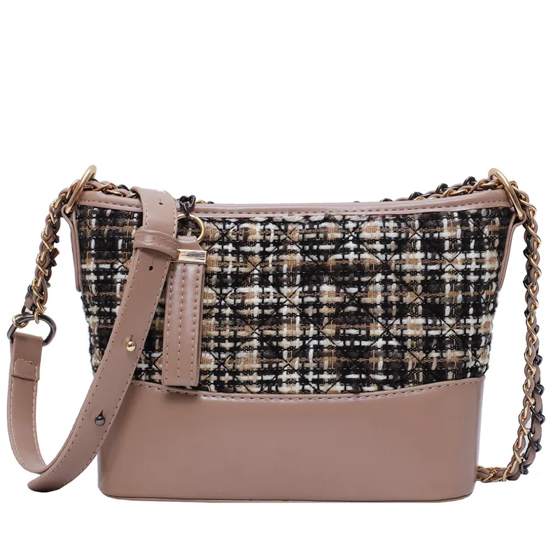 

Graceful Shoulder Armpit Bag New Style 2019-Style Hobo Bag Rhombus Chain Versatile Shoulder Bag WOMEN'S Bag