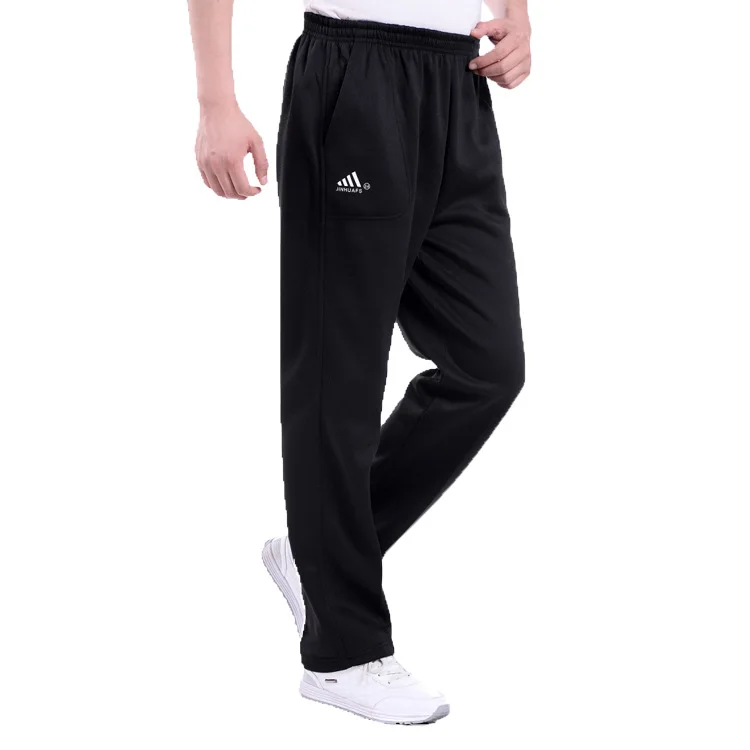 

MEN'S Sweat Pants Autumn And Winter plus Velvet Thick-Men Middle-aged Casual Pants Middle Aged And Elderly People Elastic Waist