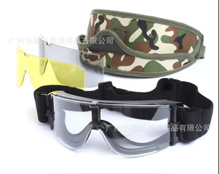 Army Fans Special Forces X800 Tactical Eye-protection Goggles Outdoor Sports Riding Mountain Climbing Field Operations Goggles E