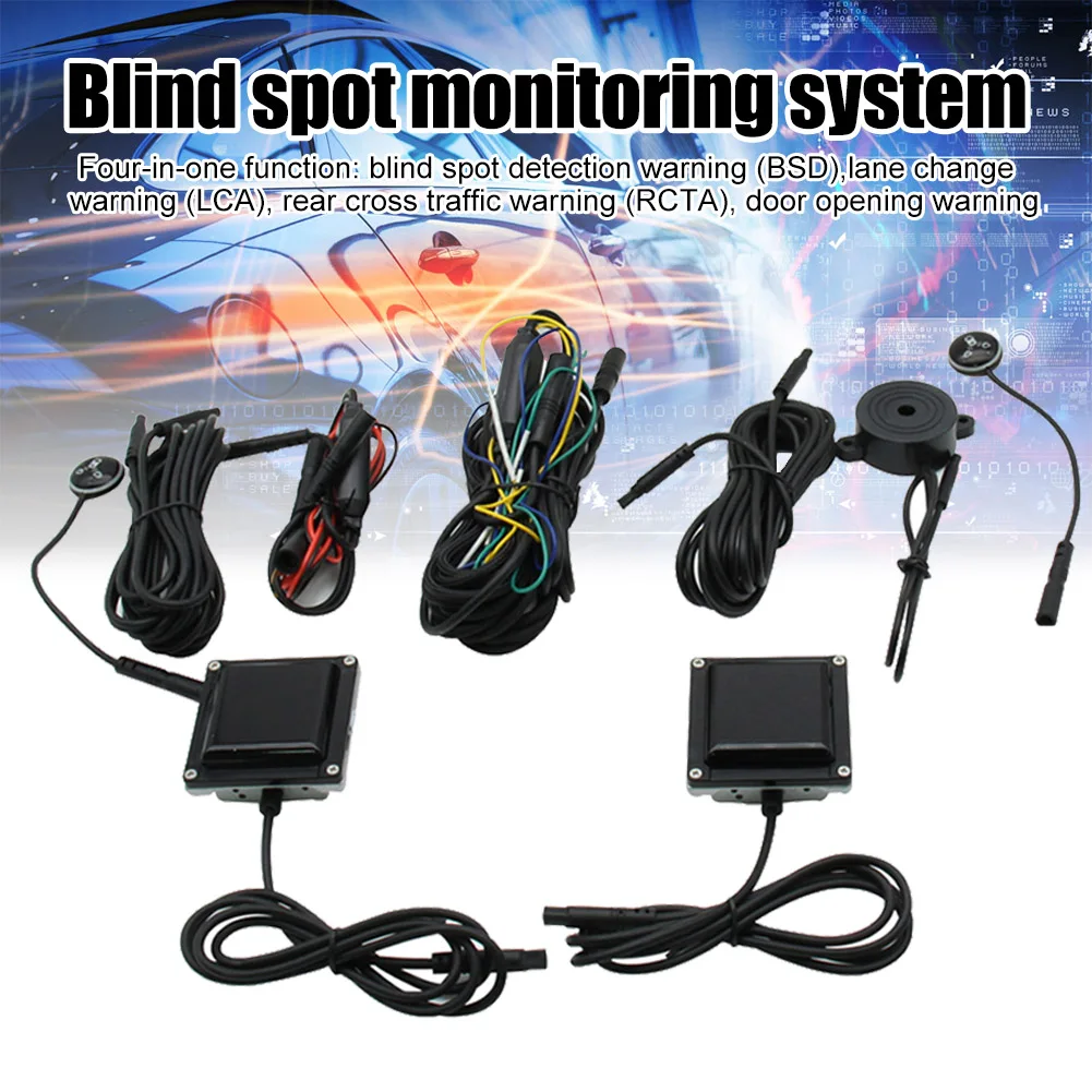 Car Blind Spot Detection Sensor Safety Alert System Universal Warning Long Distance NJ88
