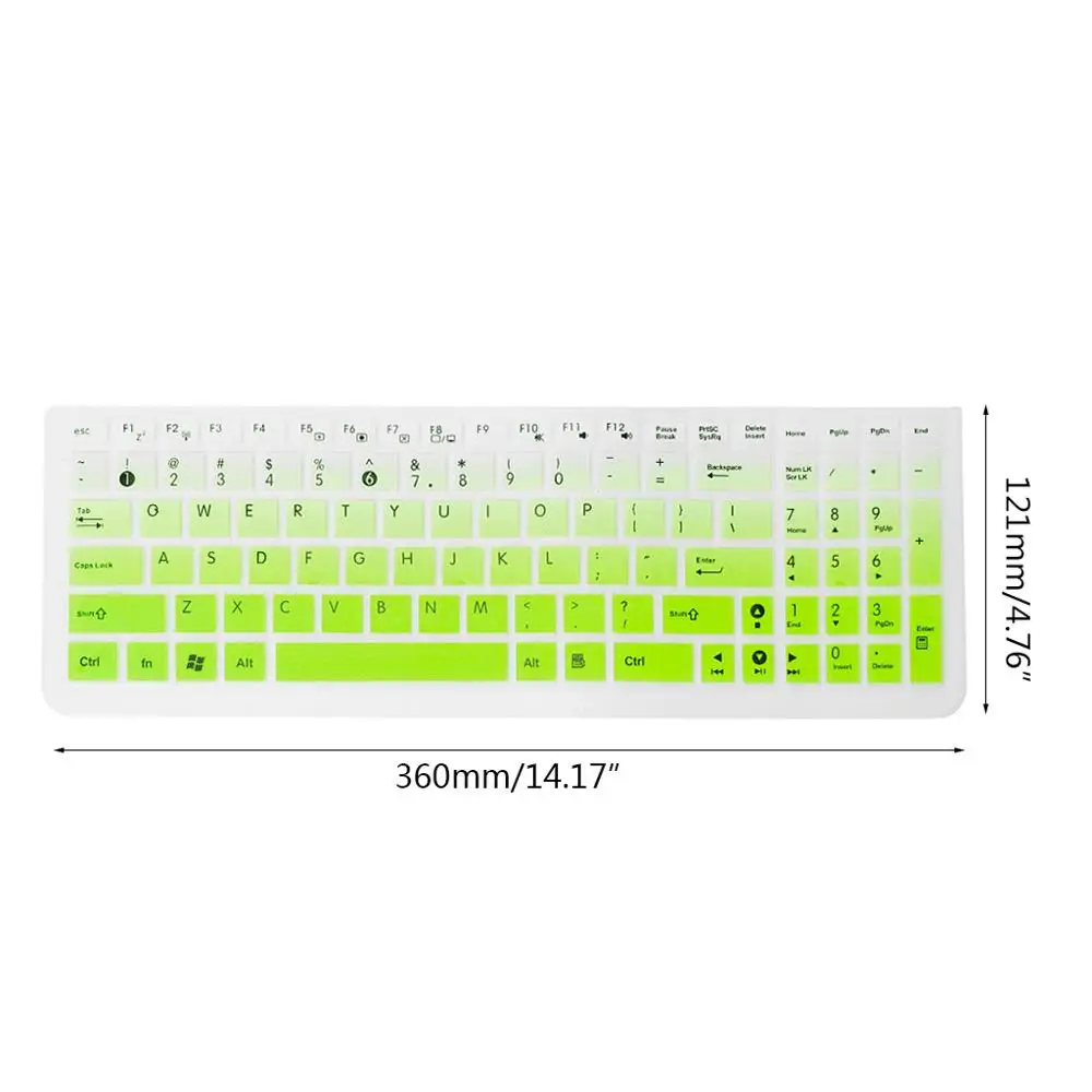 1 шт силиконовая клавиатура крышка клавиатура с пленкой кожи протектор ноутбука силиконовая защита для Asus K50 аксессуары для ноутбука