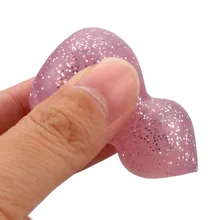 1 шт. силиконовая губка пуф для макияжа для основы BB крем Эфирная косметика для губ Puff Esponja Maquillaje