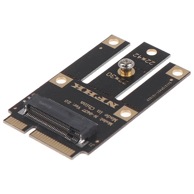Горячая Распродажа M.2 NGFF Key A + e To Mini Pci-e Express адаптер для беспроводной Wifi карты |