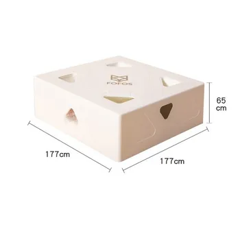 

Electric Cat Toy Smart Teasing Cat Stick Cat Catching Feather Automatic Turntable Cat Toy Crazy Game Rotated Feather Magic Box..